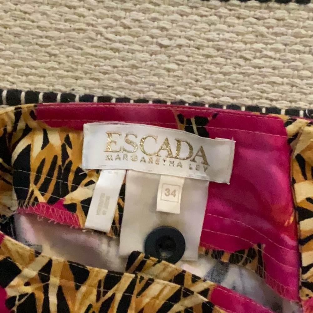 vintage escada floral pants | size 34 - Picture 11 of 11
